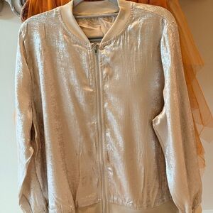 Shimmery lightweight gold jacket
